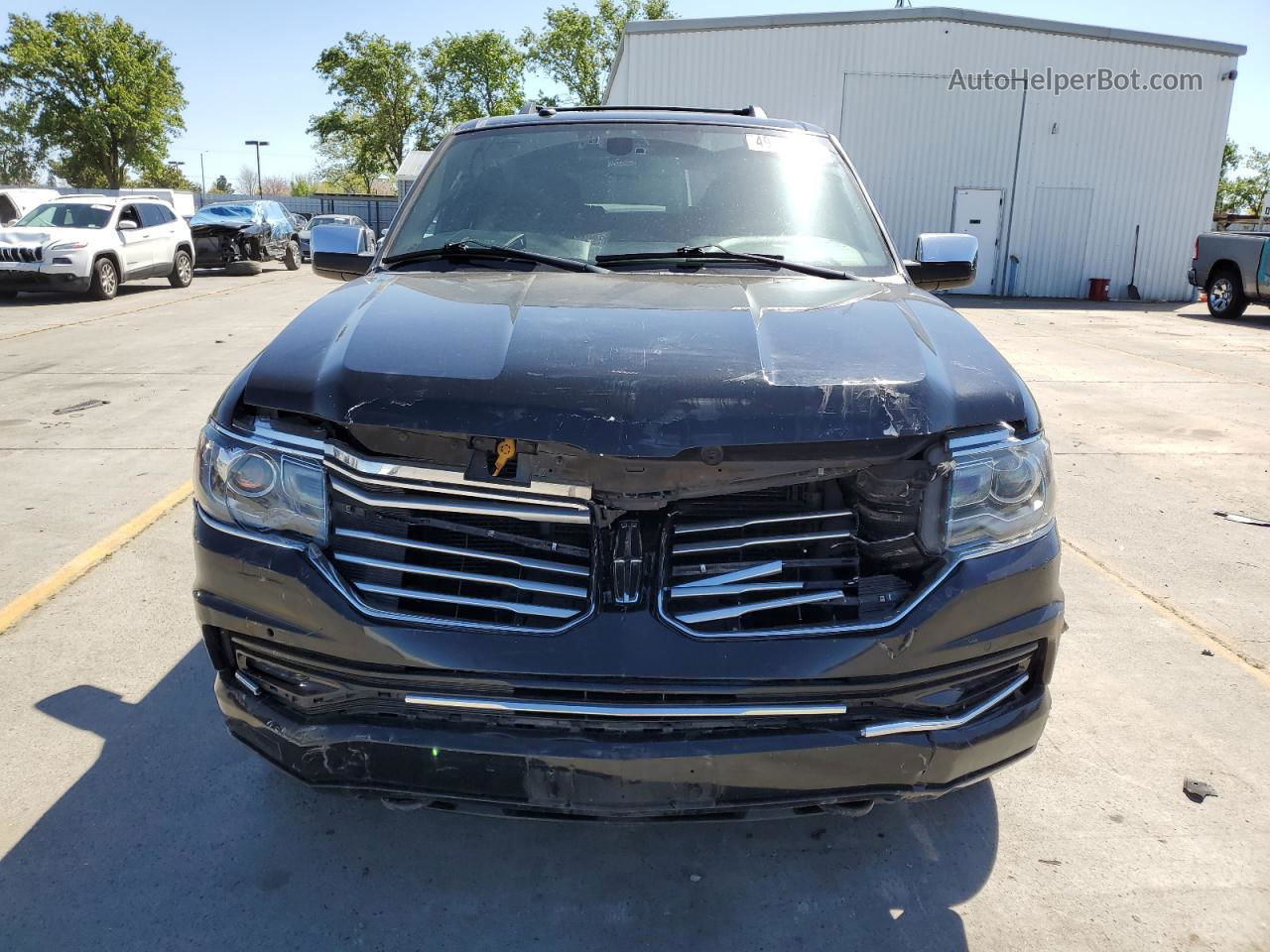 2016 Lincoln Navigator L Select Черный vin: 5LMJJ3HT2GEL12313