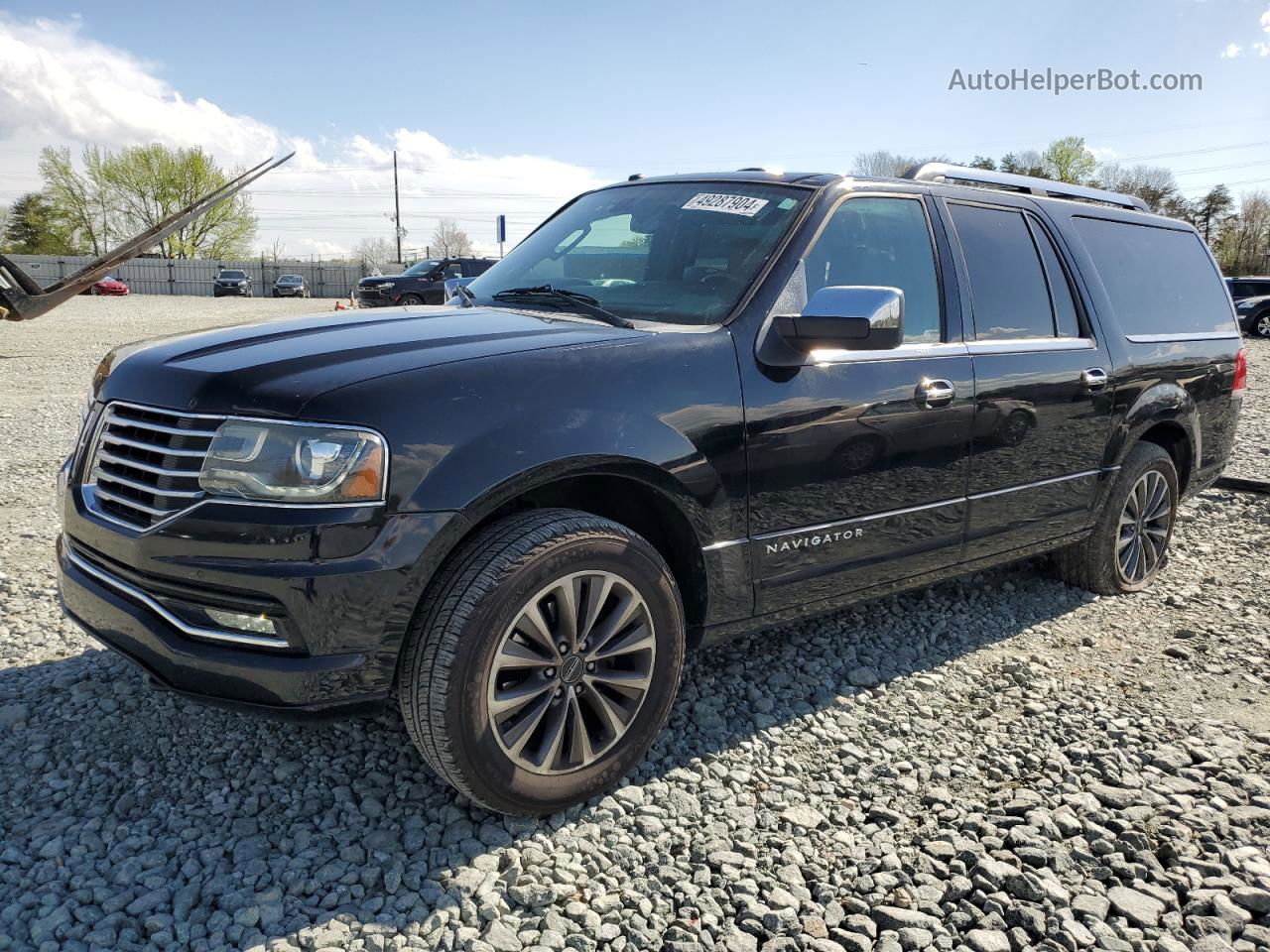 2016 Lincoln Navigator L Select Черный vin: 5LMJJ3HT8GEL07438