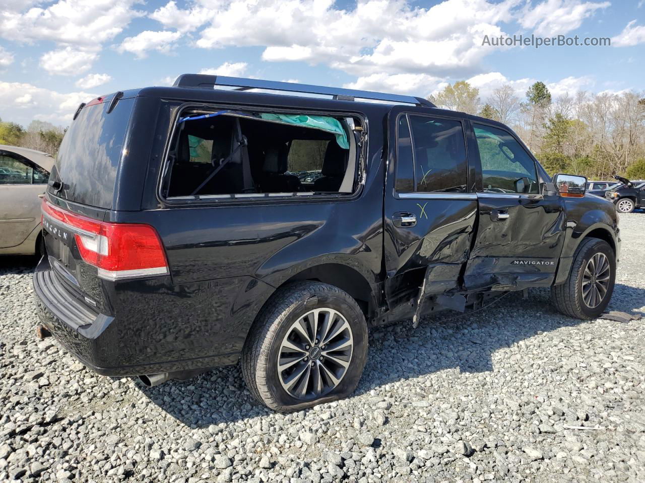 2016 Lincoln Navigator L Select Черный vin: 5LMJJ3HT8GEL07438