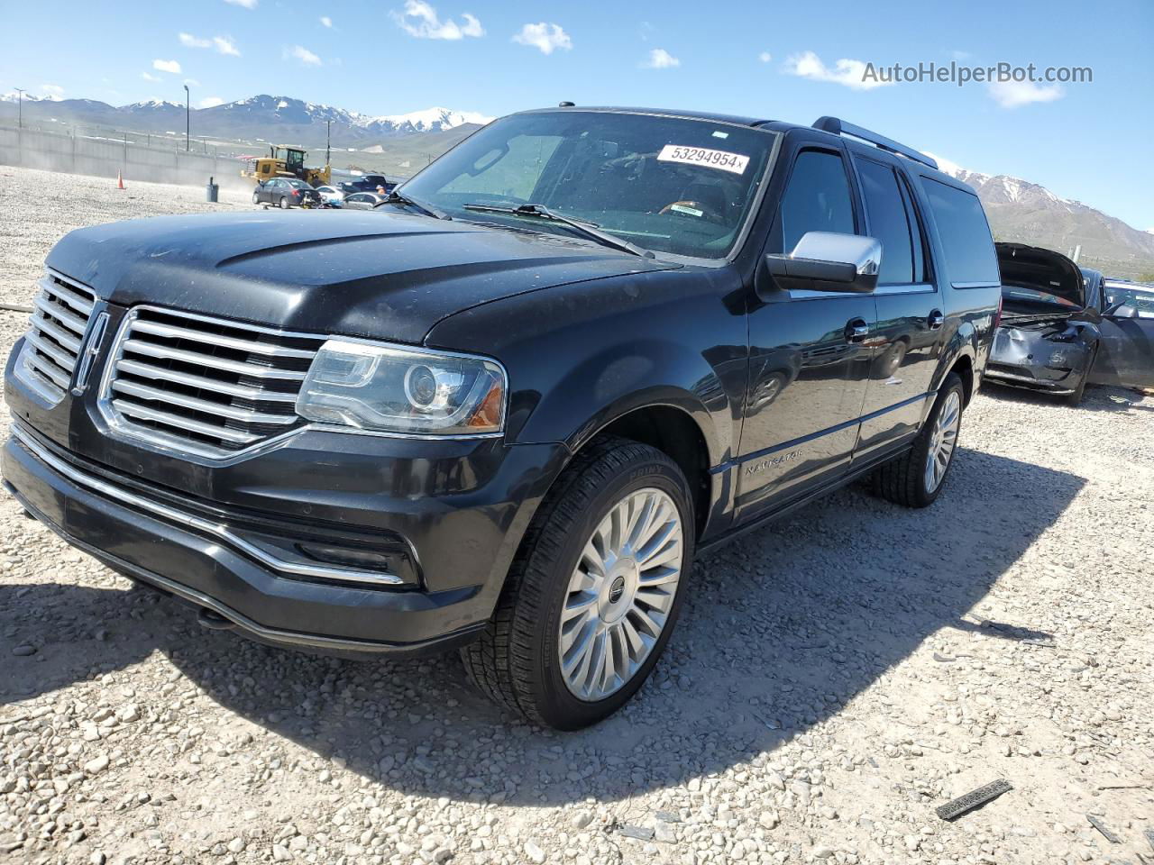 2016 Lincoln Navigator L Select Черный vin: 5LMJJ3JT4GEL04773