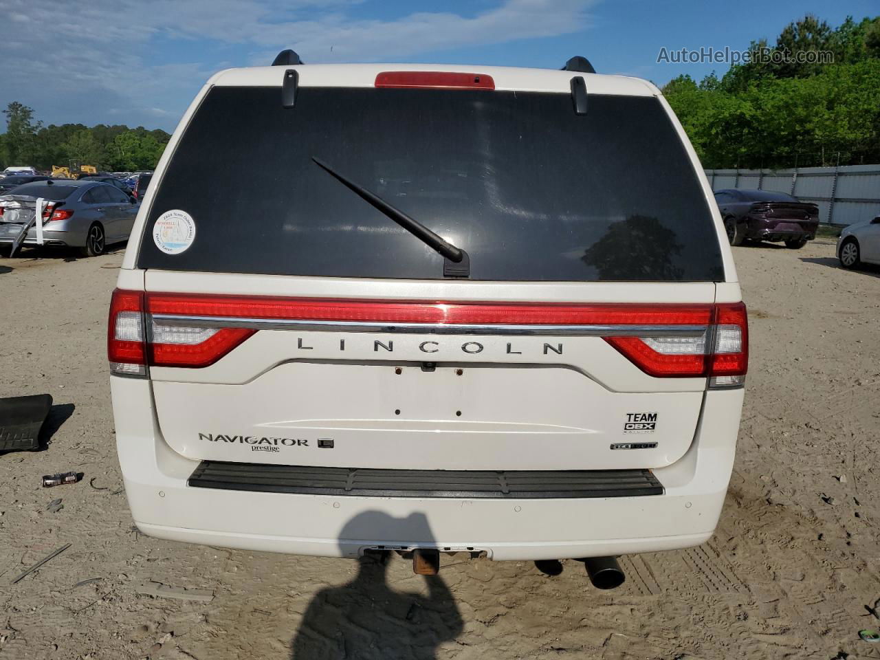 2016 Lincoln Navigator L Select Белый vin: 5LMJJ3JT8GEL00760