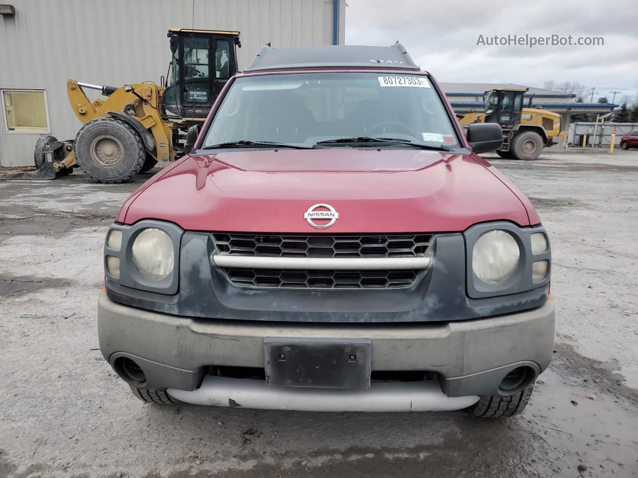 2003 Nissan Xterra Бордовый vin: 5N13D28Y73C646165