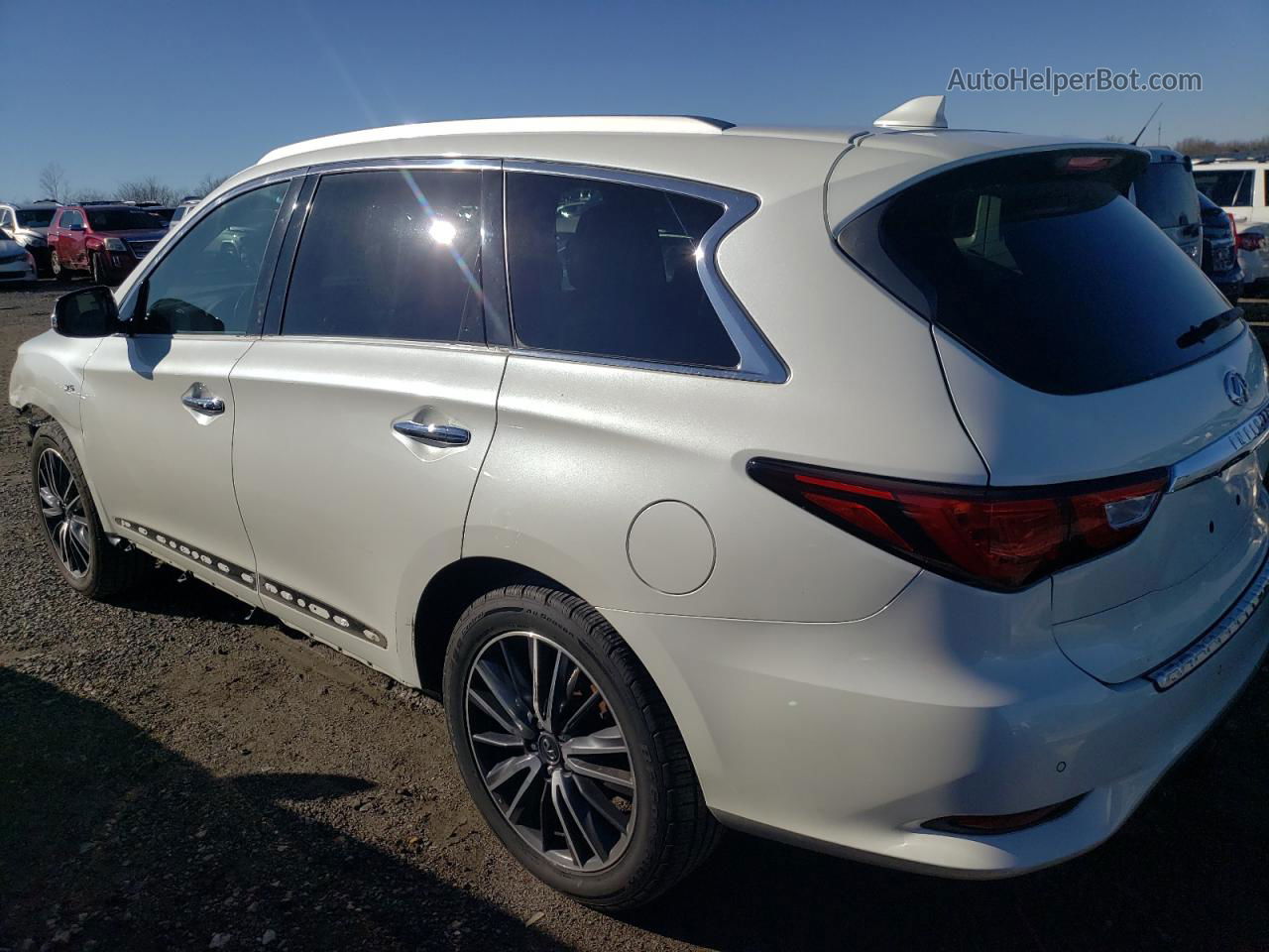 2016 Infiniti Qx60  White vin: 5N1AL0MM0GC504500