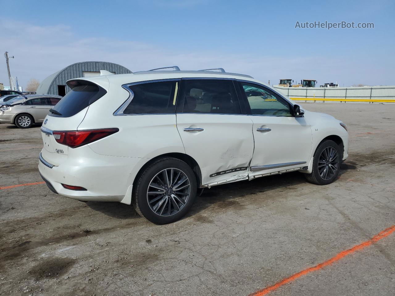 2016 Infiniti Qx60  White vin: 5N1AL0MM0GC527064