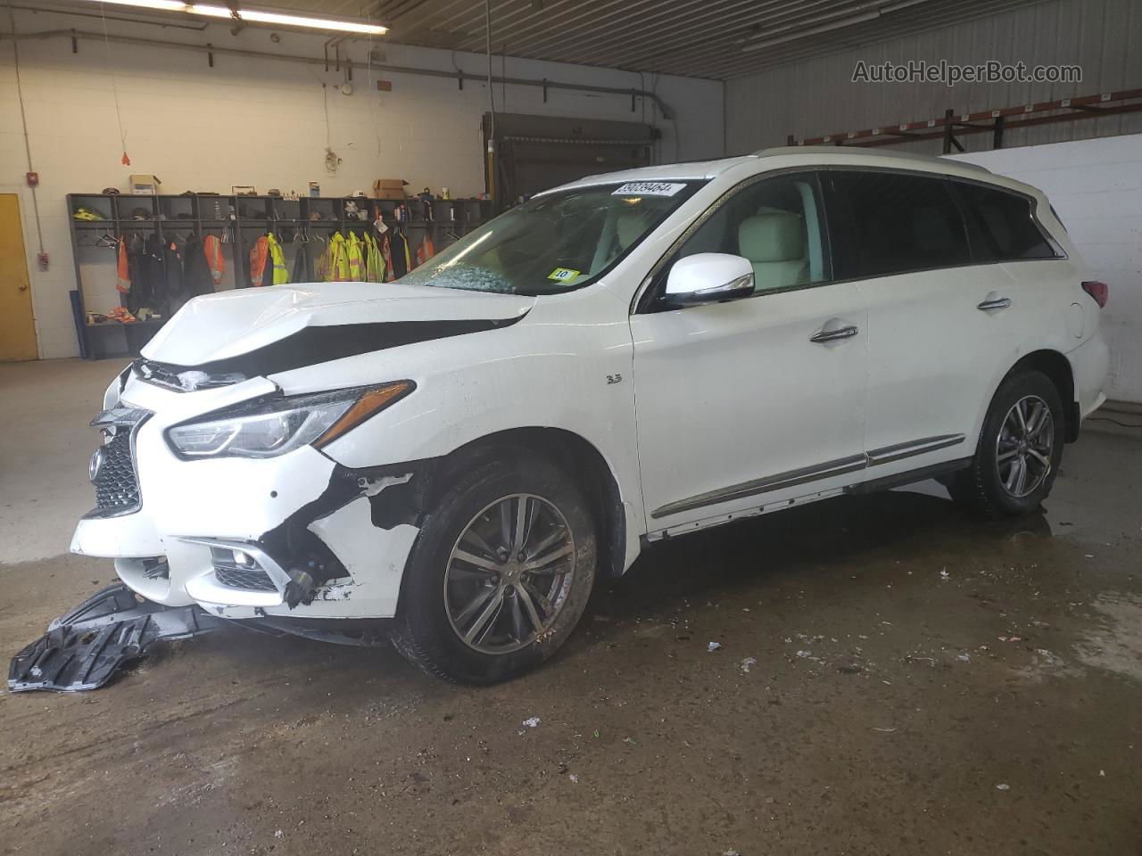 2016 Infiniti Qx60  White vin: 5N1AL0MM1GC516607