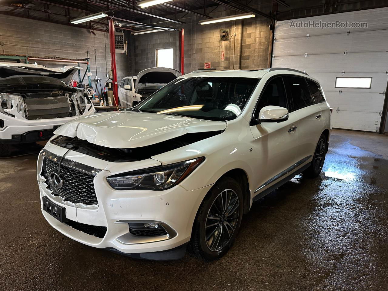 2016 Infiniti Qx60  Белый vin: 5N1AL0MM1GC520382