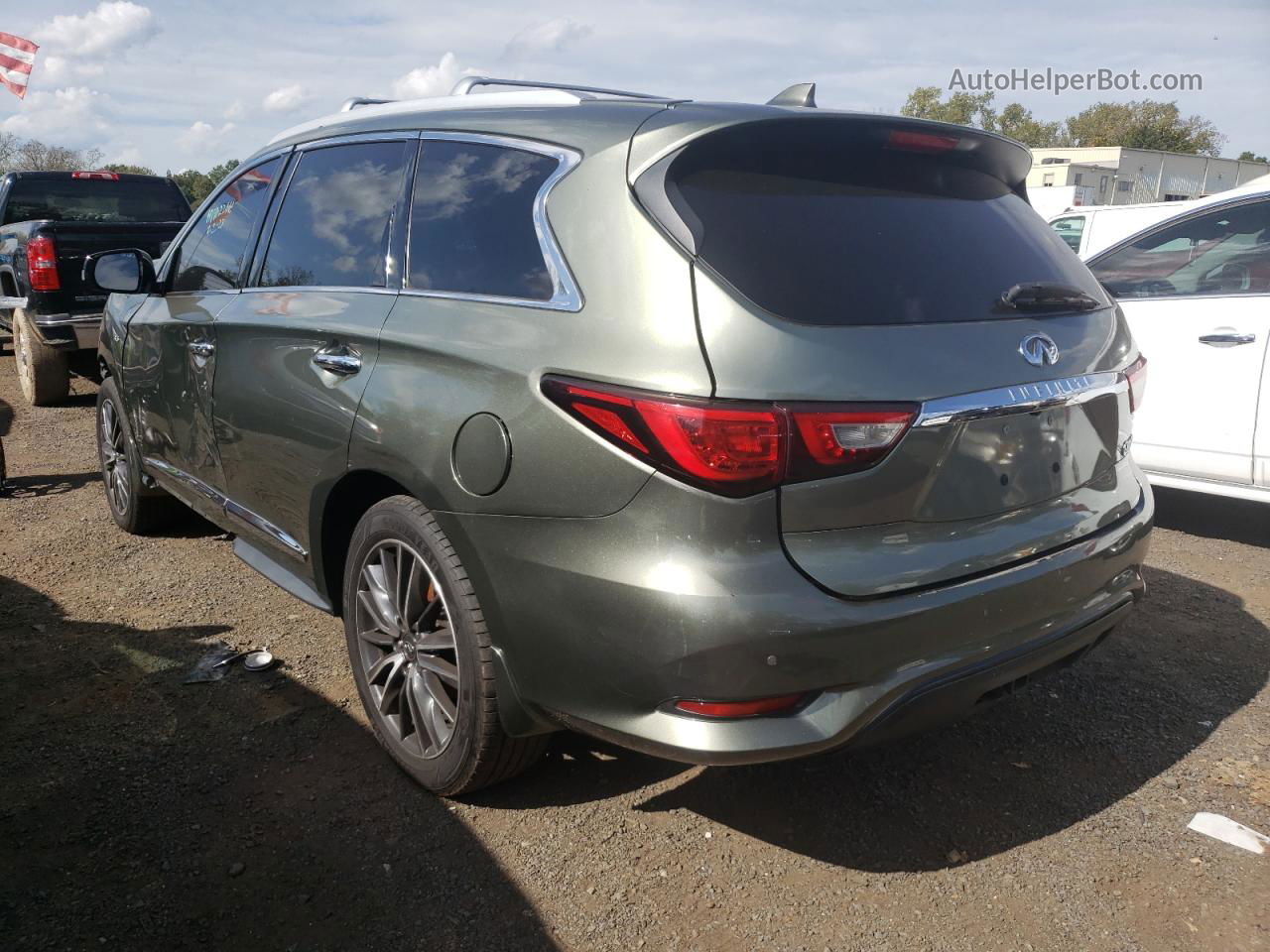 2016 Infiniti Qx60  Зеленый vin: 5N1AL0MM2GC502893