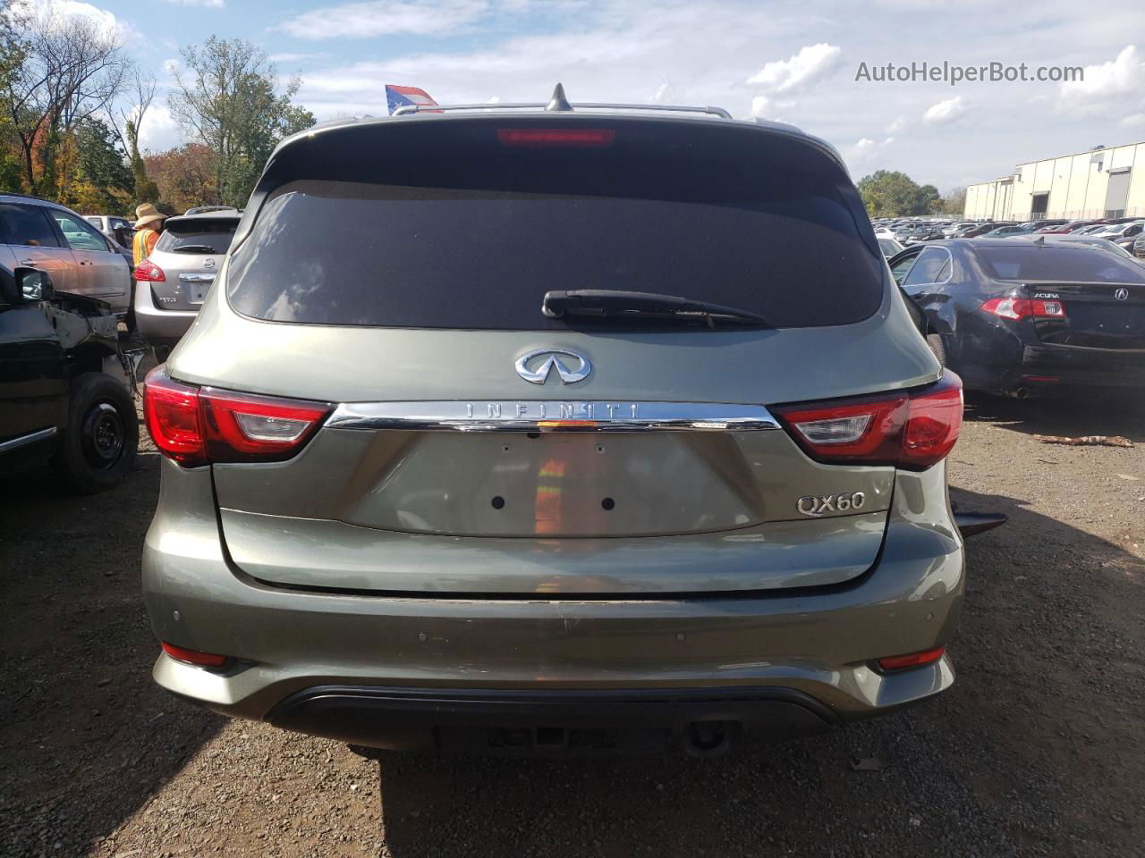 2016 Infiniti Qx60  Green vin: 5N1AL0MM2GC502893