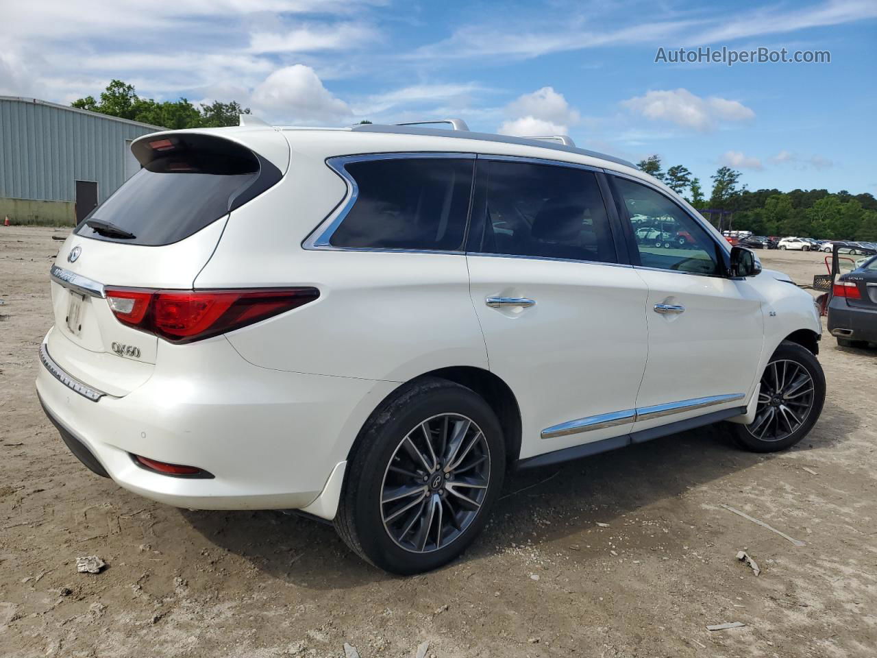 2016 Infiniti Qx60  White vin: 5N1AL0MM2GC509536