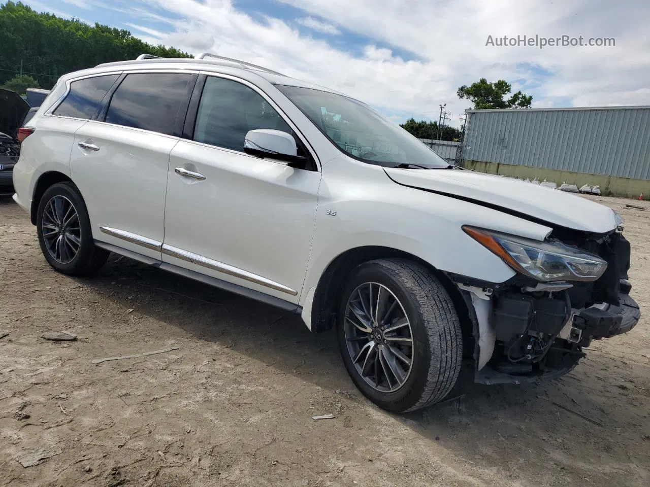 2016 Infiniti Qx60  White vin: 5N1AL0MM2GC509536