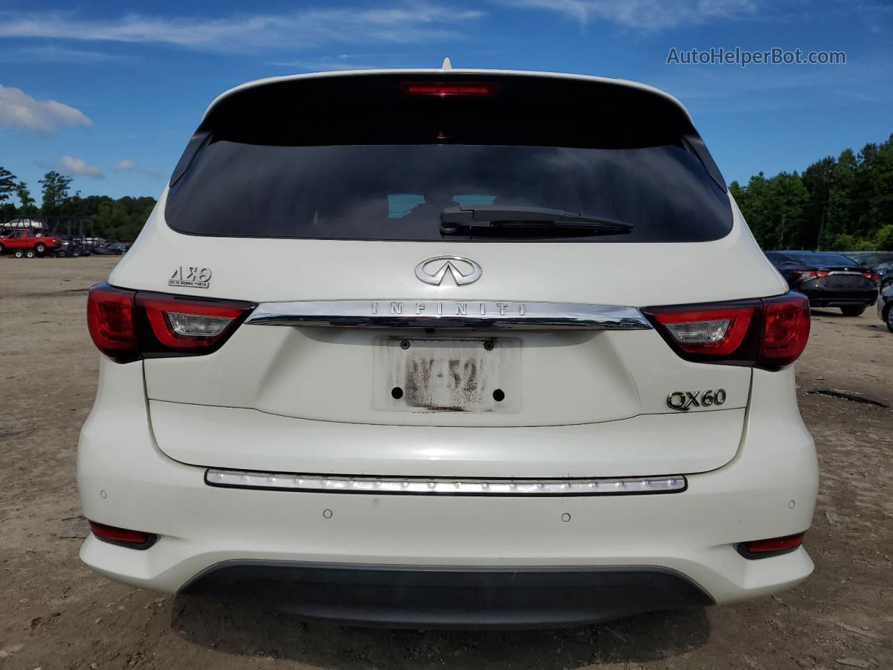 2016 Infiniti Qx60  Белый vin: 5N1AL0MM2GC509536