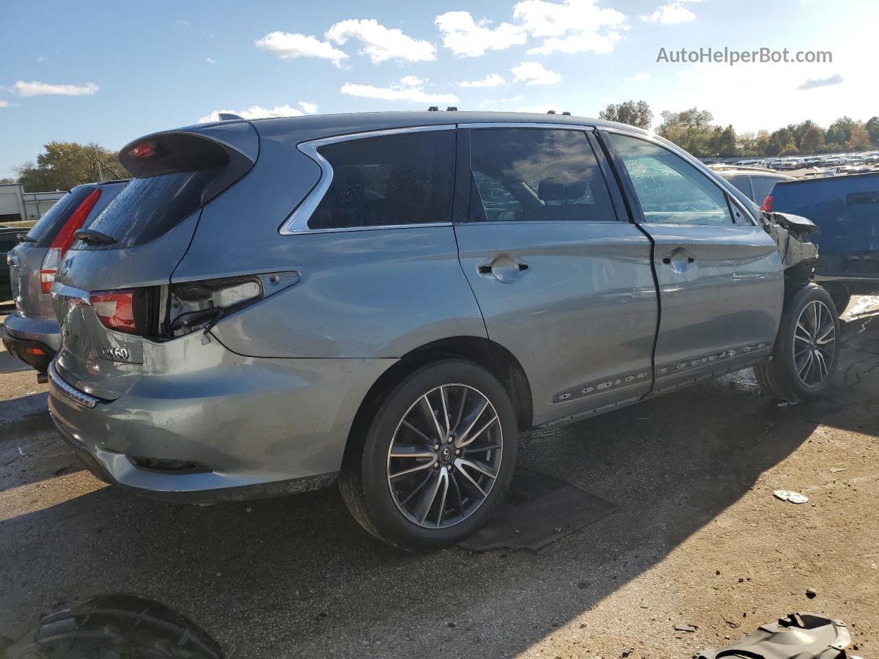 2016 Infiniti Qx60  Blue vin: 5N1AL0MM2GC511383