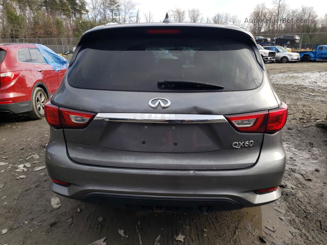 2016 Infiniti Qx60  Gray vin: 5N1AL0MM2GC515143