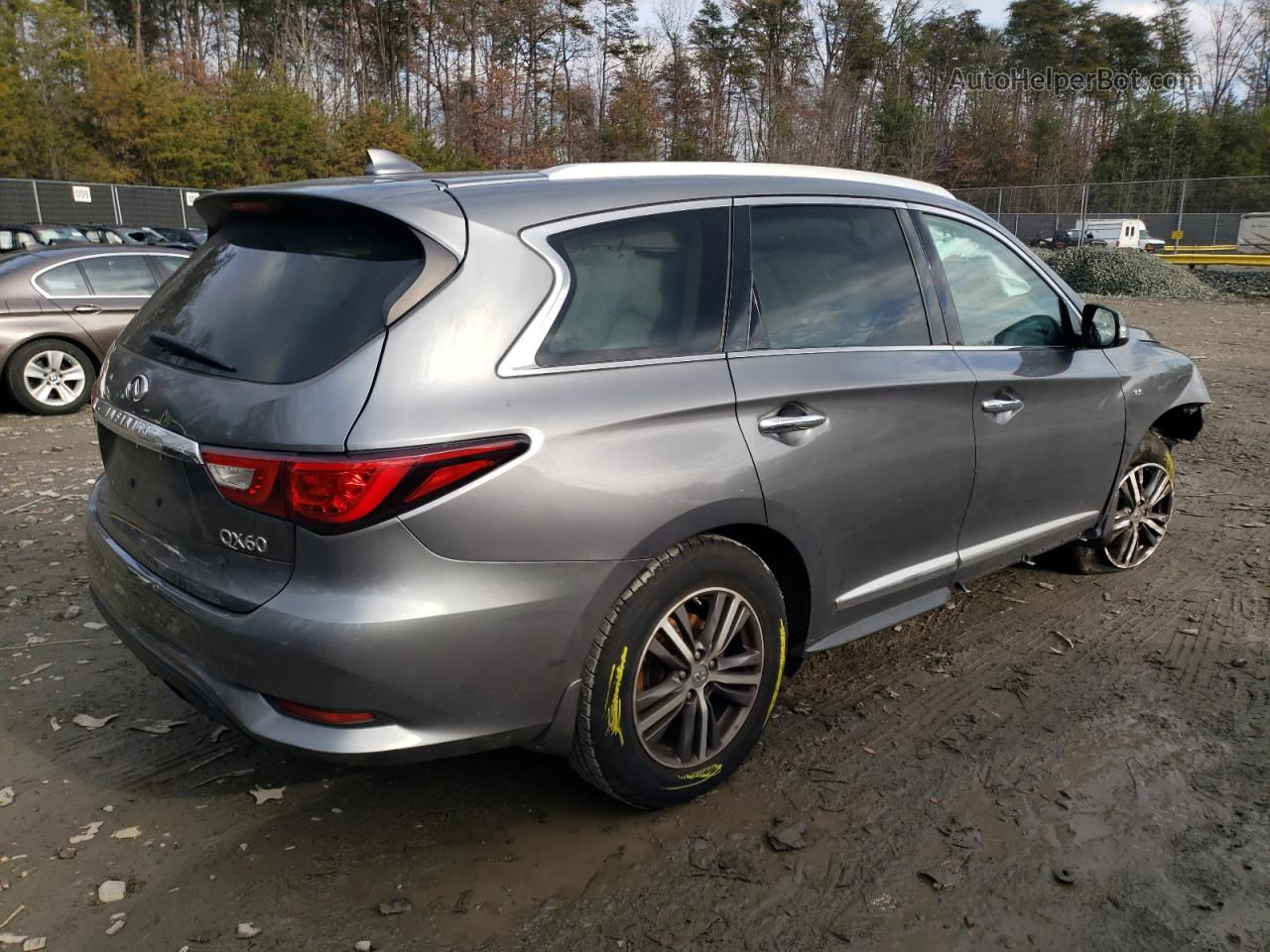 2016 Infiniti Qx60  Gray vin: 5N1AL0MM2GC515143