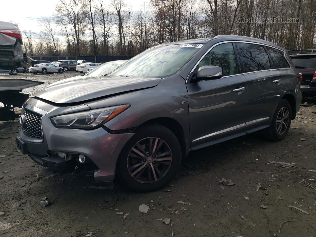 2016 Infiniti Qx60  Серый vin: 5N1AL0MM2GC515143