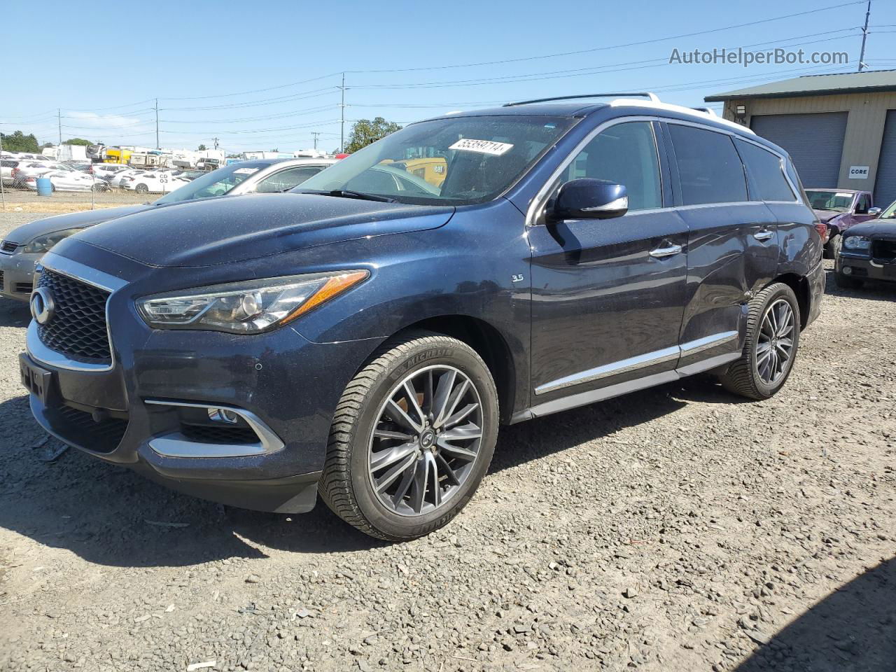 2016 Infiniti Qx60  Blue vin: 5N1AL0MM3GC502126