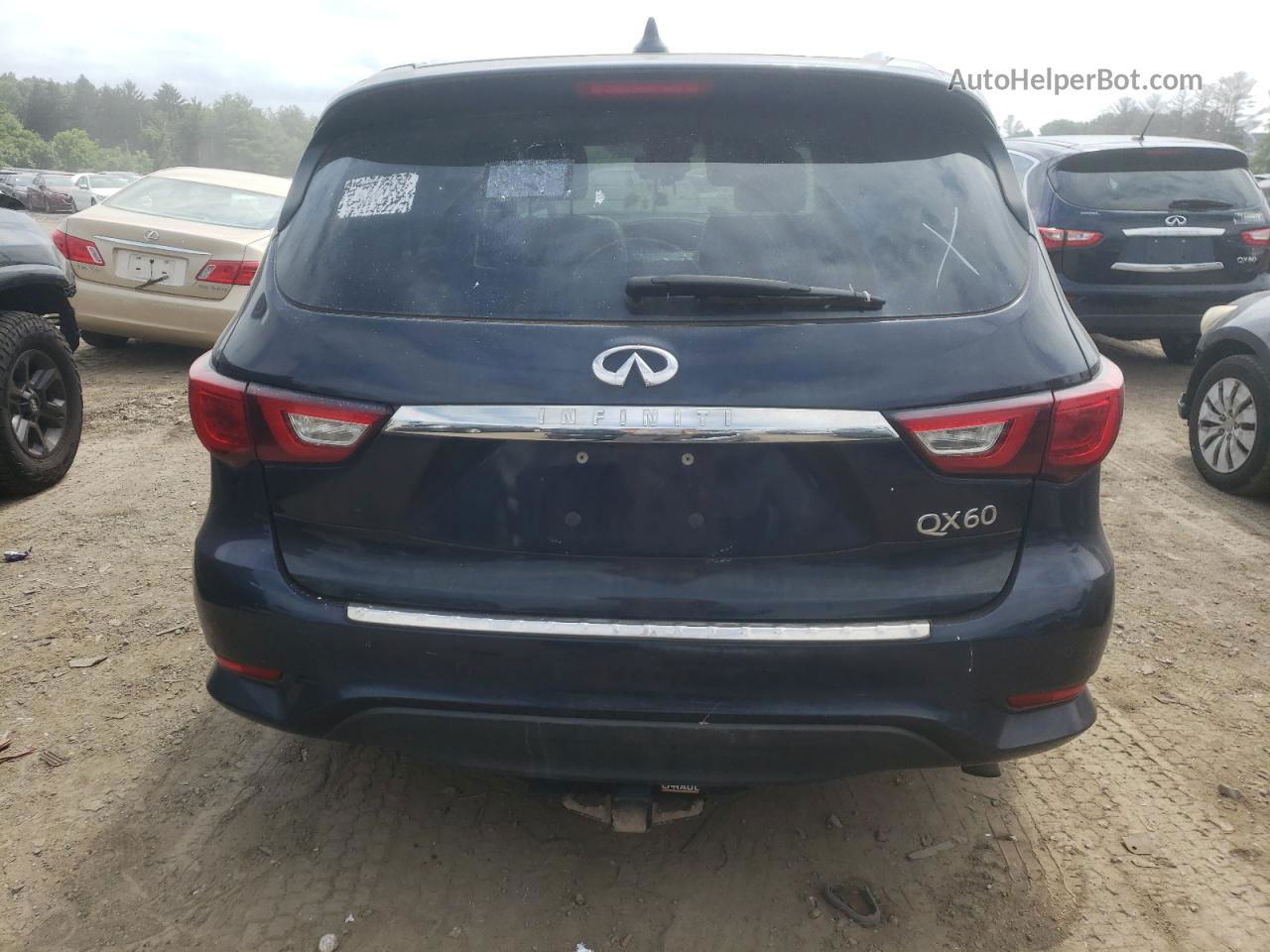 2016 Infiniti Qx60  Синий vin: 5N1AL0MM3GC505074