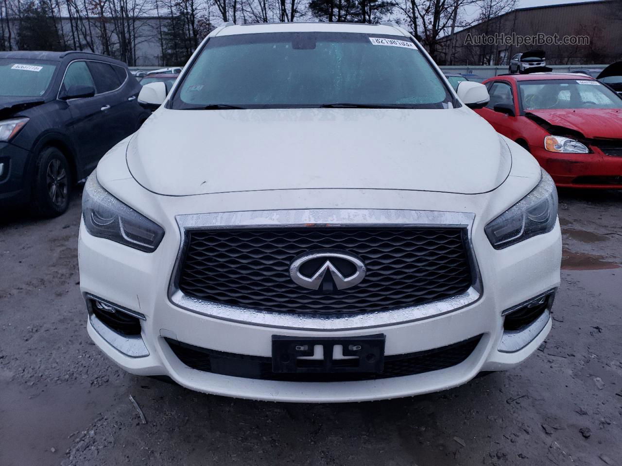 2016 Infiniti Qx60  White vin: 5N1AL0MM3GC507732