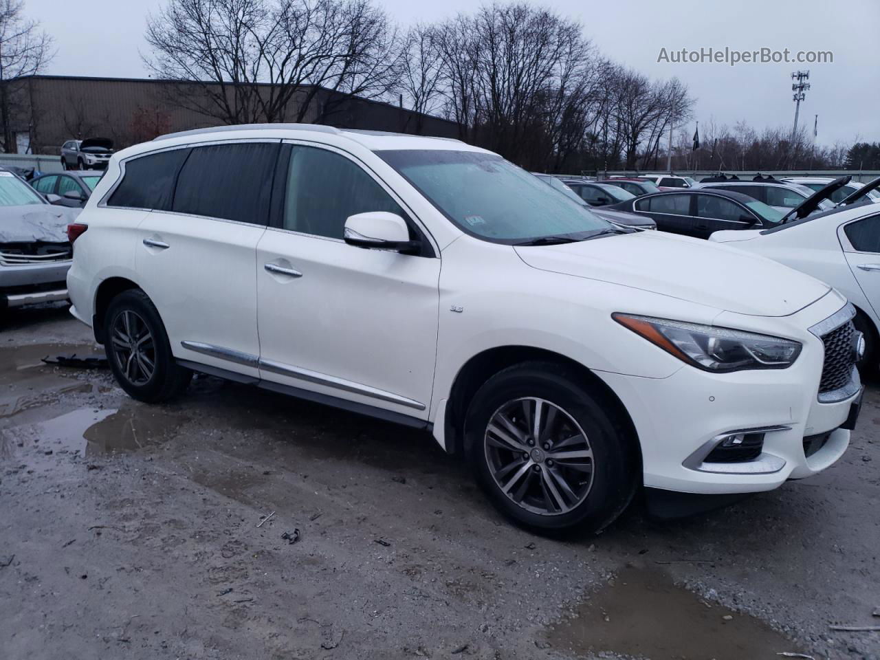 2016 Infiniti Qx60  White vin: 5N1AL0MM3GC507732