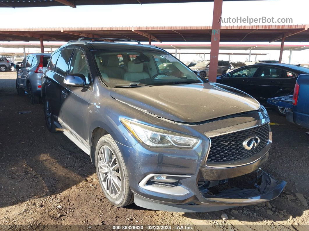 2016 Infiniti Qx60   Синий vin: 5N1AL0MM3GC511764