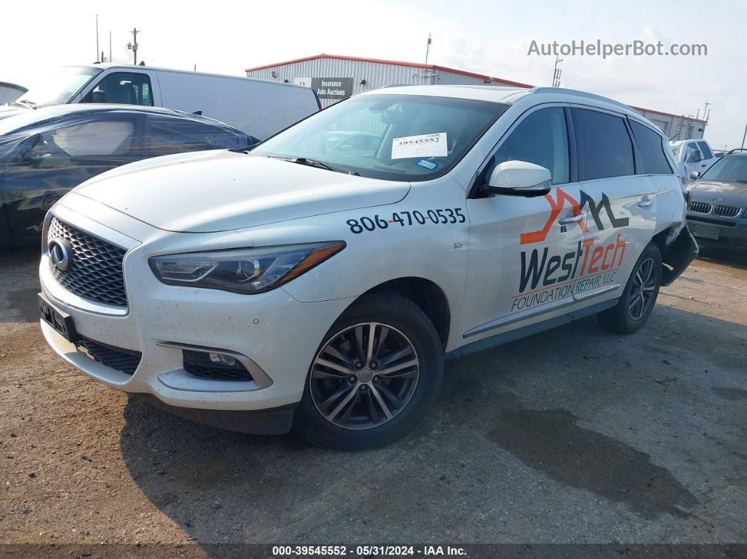 2016 Infiniti Qx60   White vin: 5N1AL0MM3GC512770