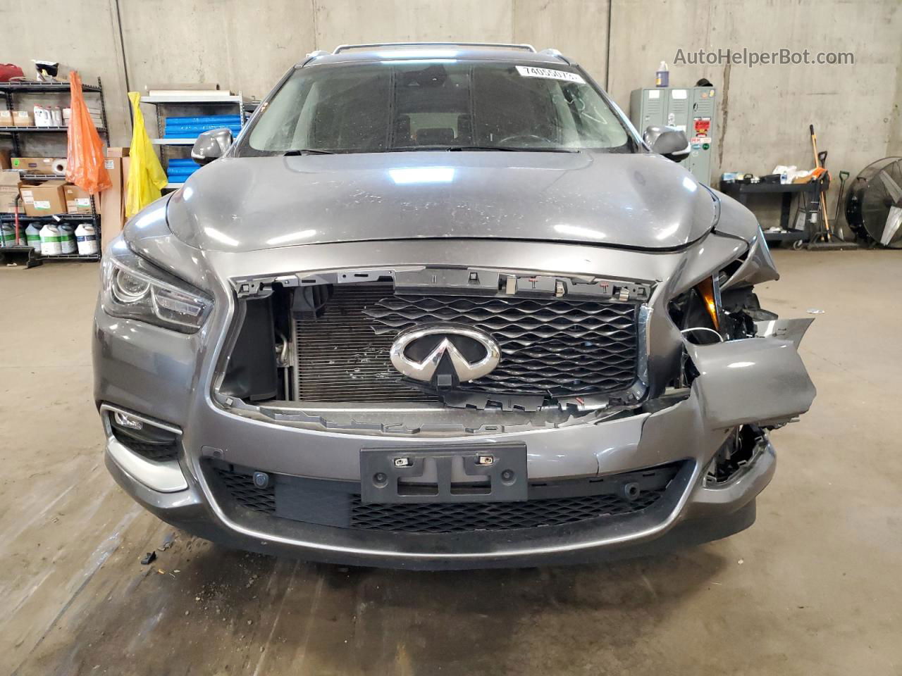 2016 Infiniti Qx60  Gray vin: 5N1AL0MM3GC523784