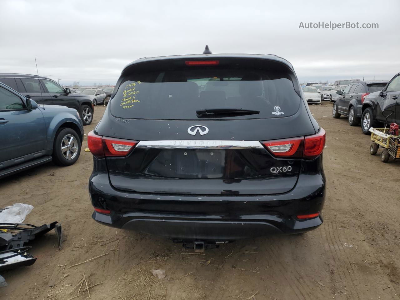 2016 Infiniti Qx60  Black vin: 5N1AL0MM4GC518707