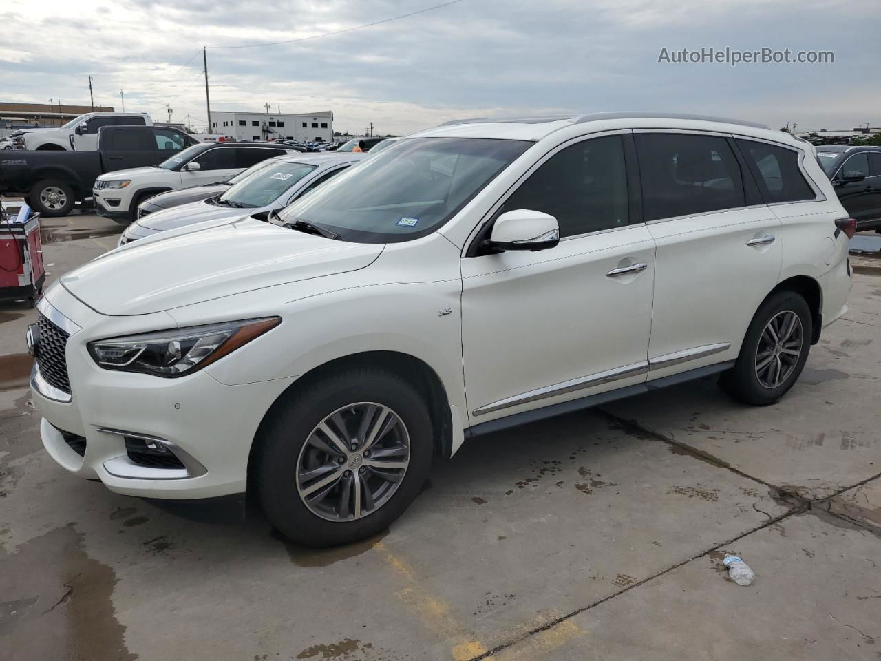 2016 Infiniti Qx60  White vin: 5N1AL0MM4GC522515