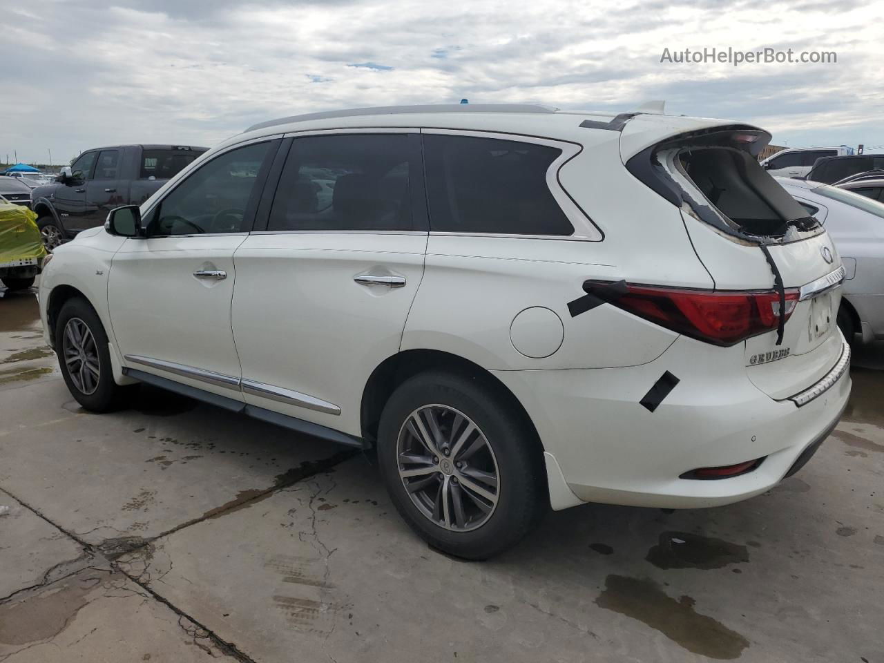 2016 Infiniti Qx60  White vin: 5N1AL0MM4GC522515