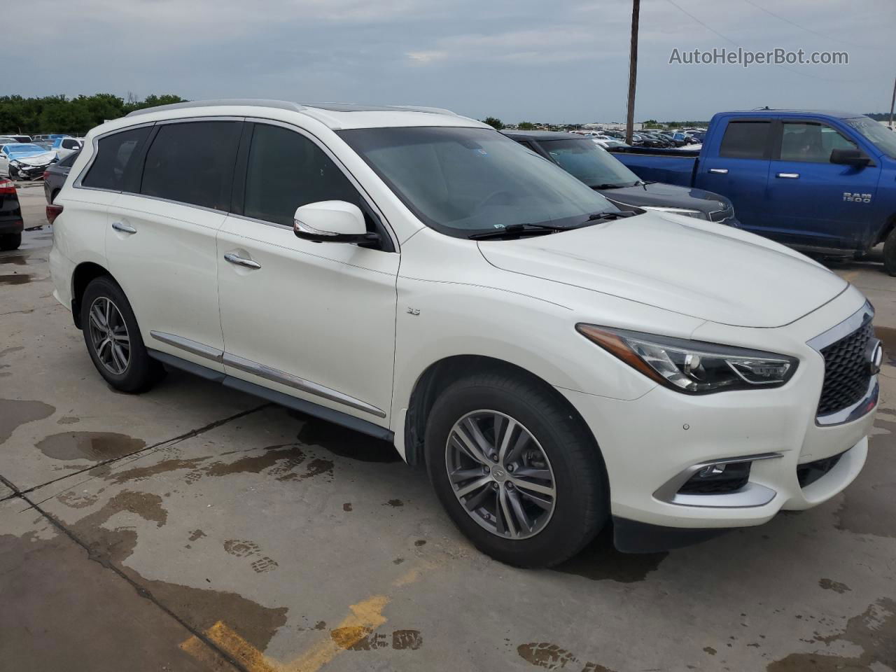 2016 Infiniti Qx60  White vin: 5N1AL0MM4GC522515