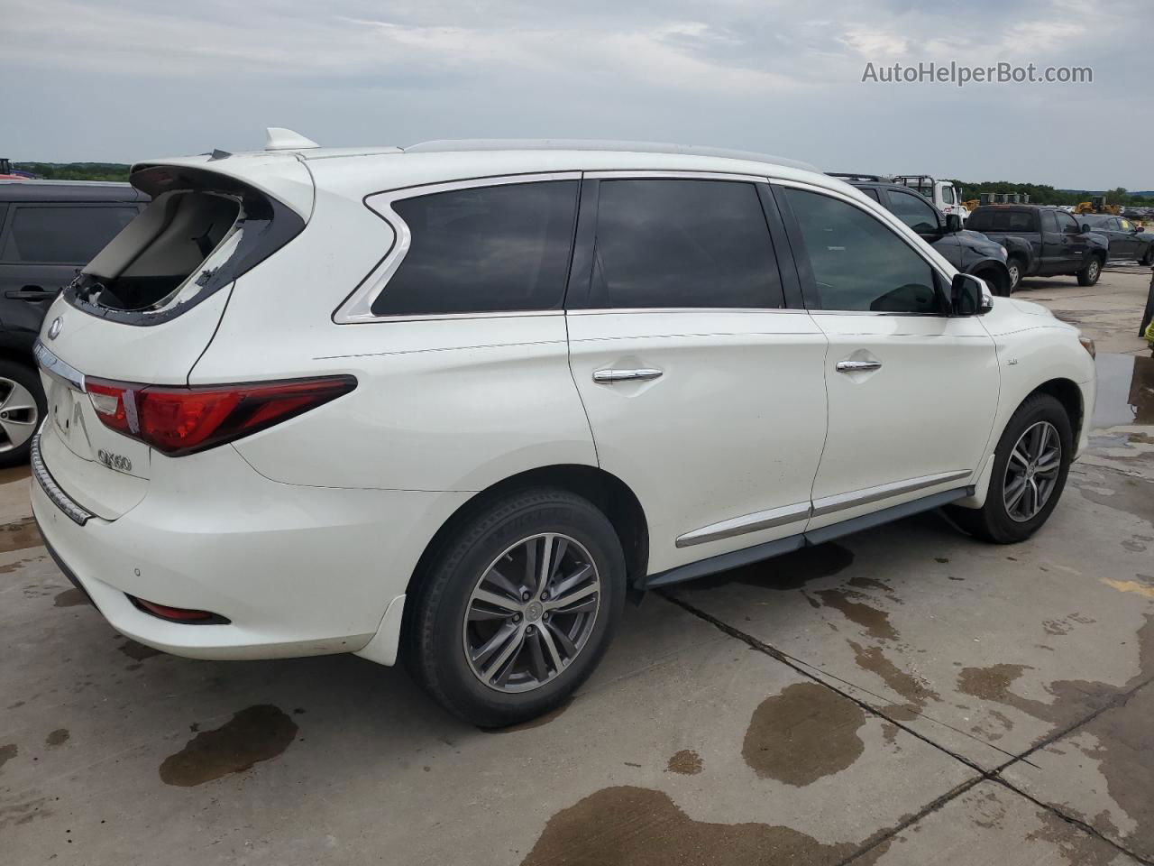 2016 Infiniti Qx60  White vin: 5N1AL0MM4GC522515