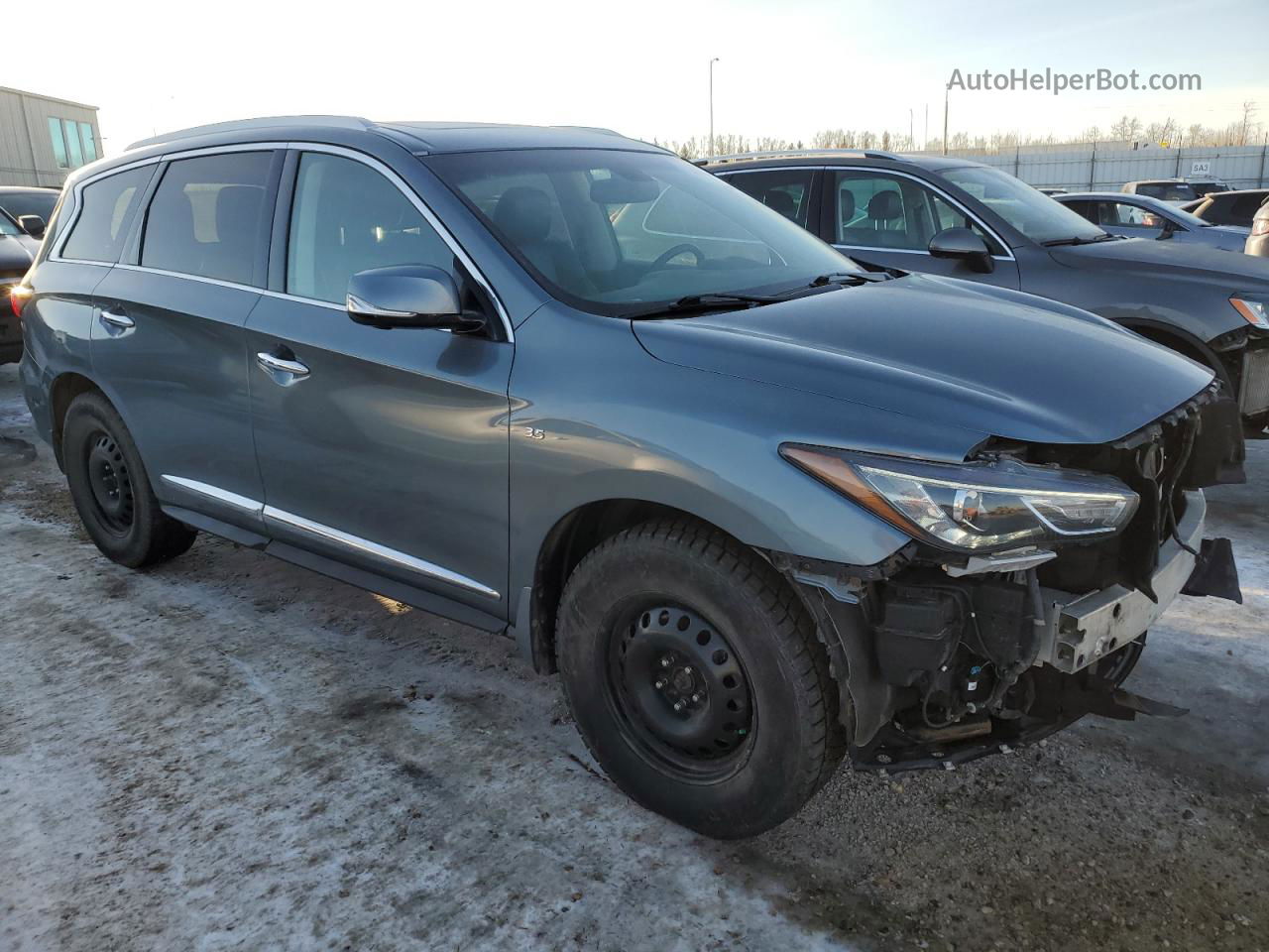 2016 Infiniti Qx60  Gray vin: 5N1AL0MM4GC525446