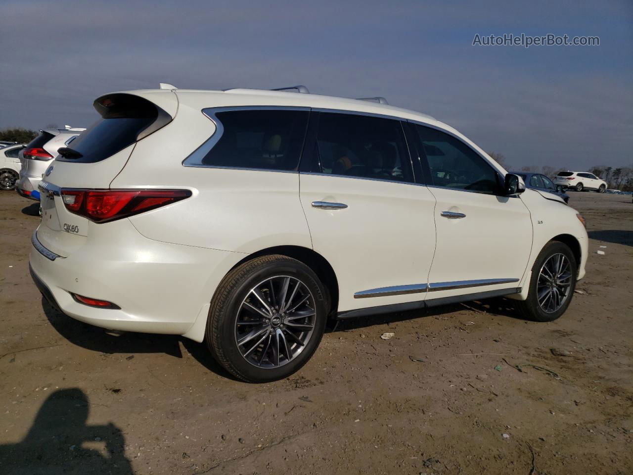 2016 Infiniti Qx60 Белый vin: 5N1AL0MM4GC532400