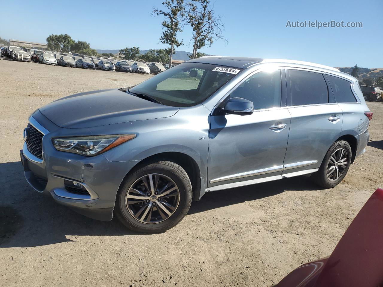 2016 Infiniti Qx60  Gray vin: 5N1AL0MM5GC503360