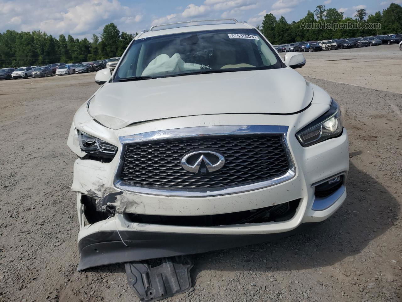 2016 Infiniti Qx60  Белый vin: 5N1AL0MM5GC521521