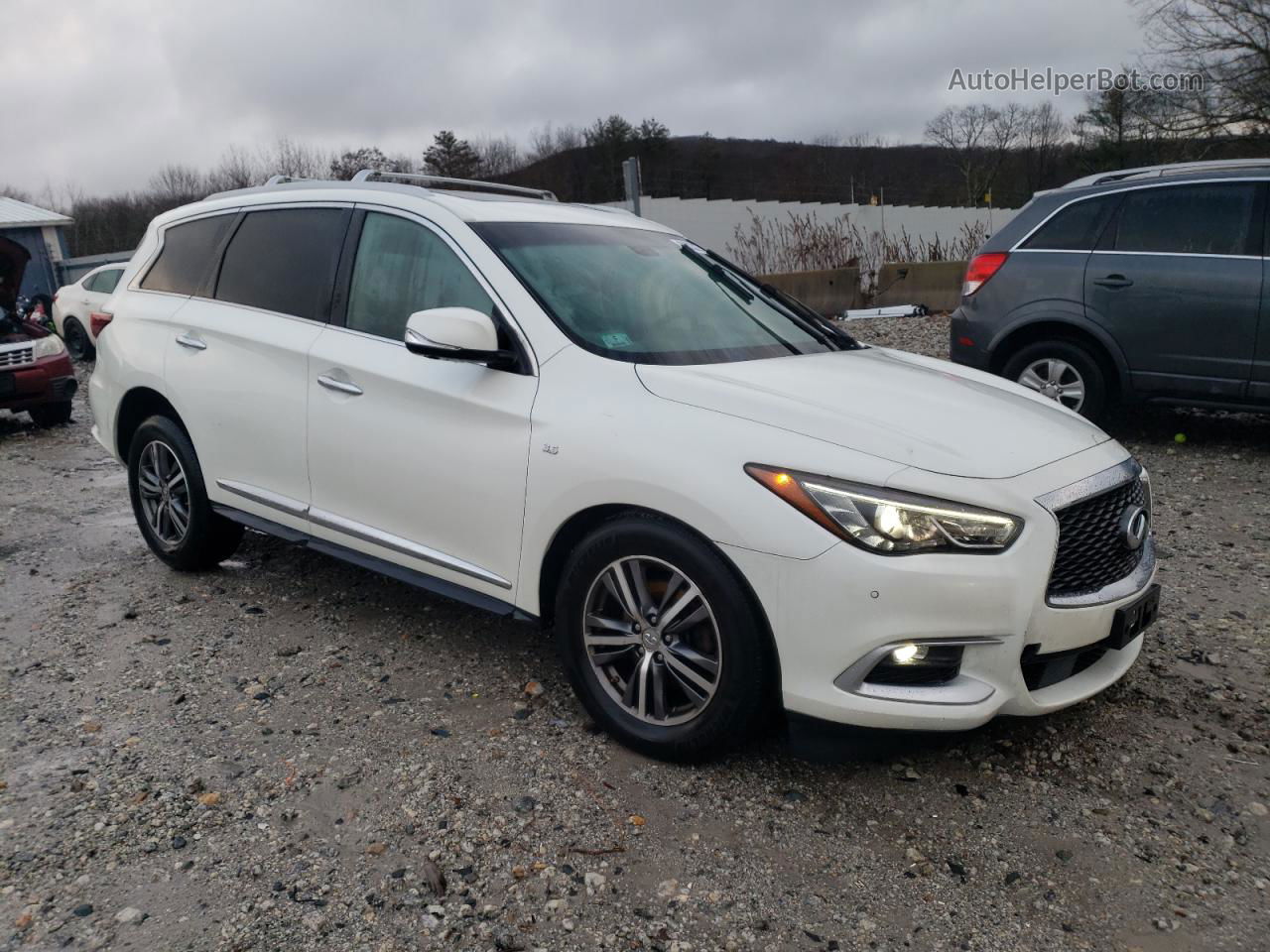 2016 Infiniti Qx60  White vin: 5N1AL0MM5GC525830