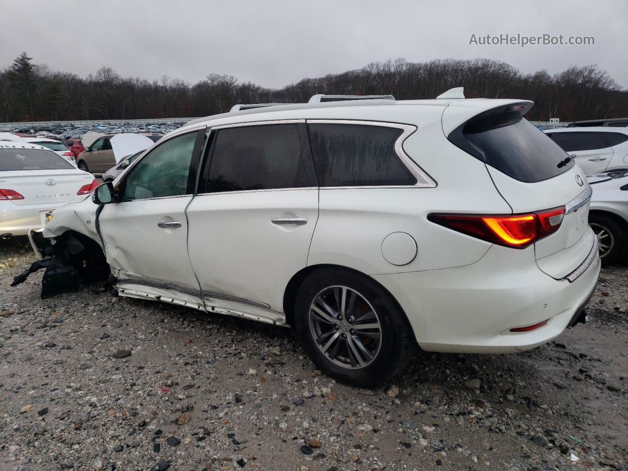 2016 Infiniti Qx60  White vin: 5N1AL0MM5GC525830