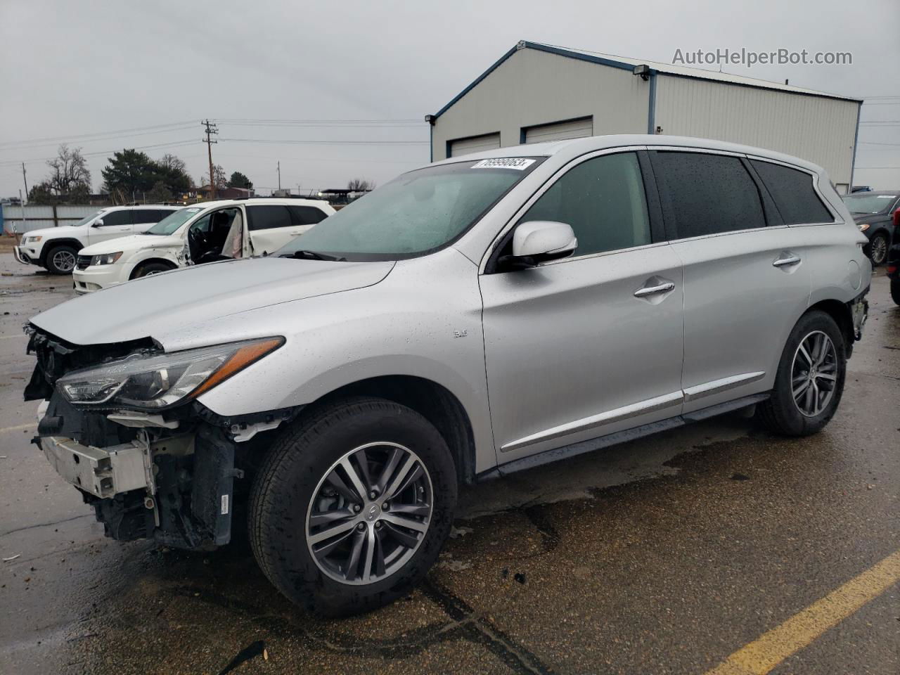 2016 Infiniti Qx60  Silver vin: 5N1AL0MM6GC502377