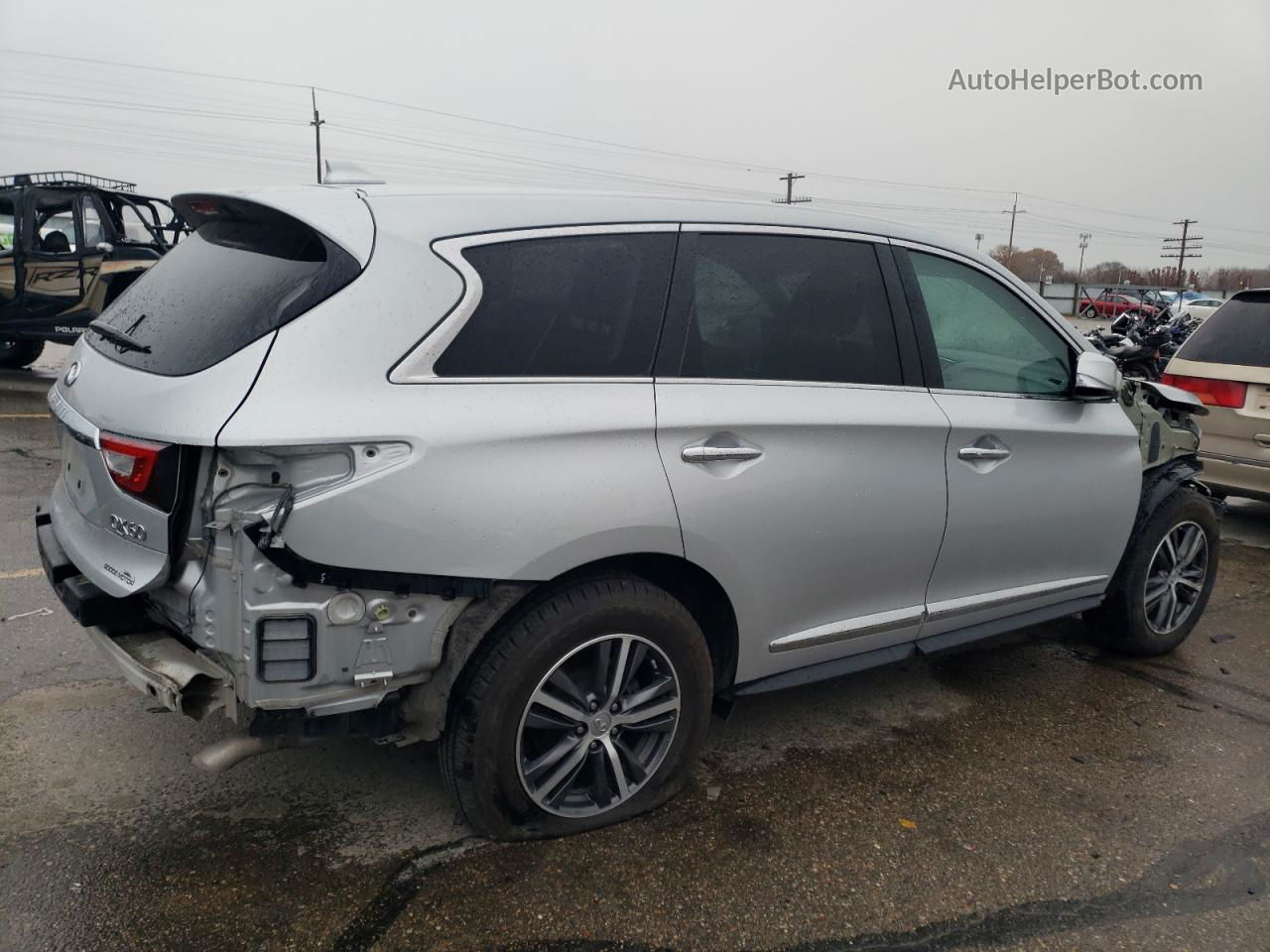 2016 Infiniti Qx60  Silver vin: 5N1AL0MM6GC502377