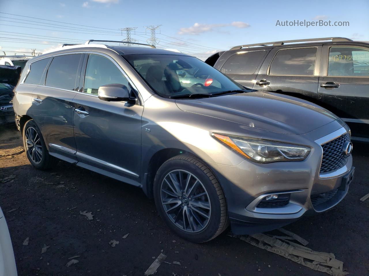 2016 Infiniti Qx60  Gray vin: 5N1AL0MM6GC515890