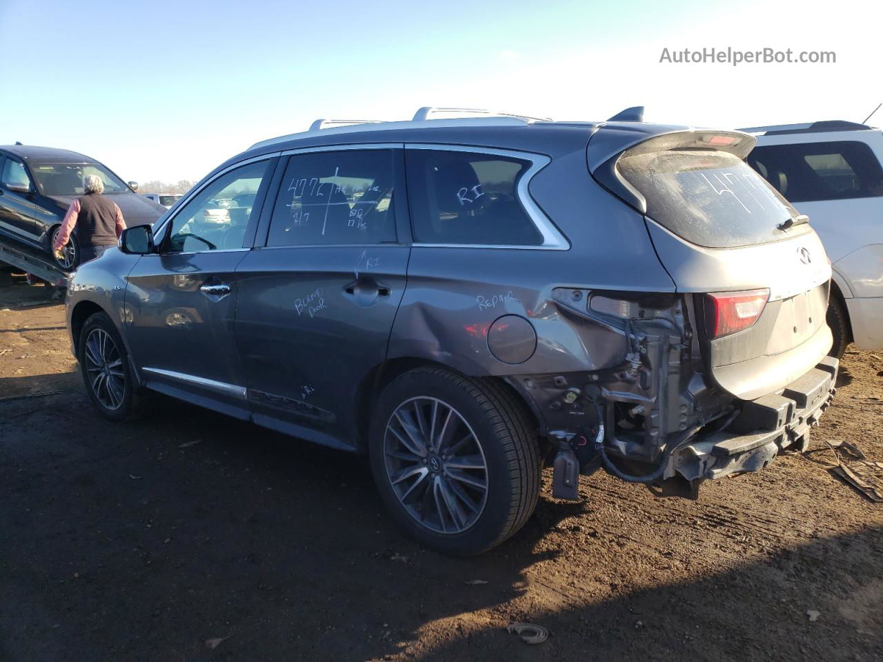 2016 Infiniti Qx60  Gray vin: 5N1AL0MM6GC515890