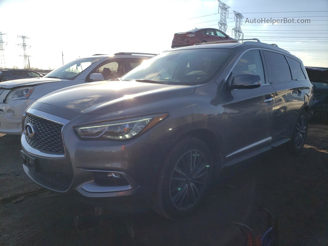 2016 Infiniti Qx60  Gray vin: 5N1AL0MM6GC515890