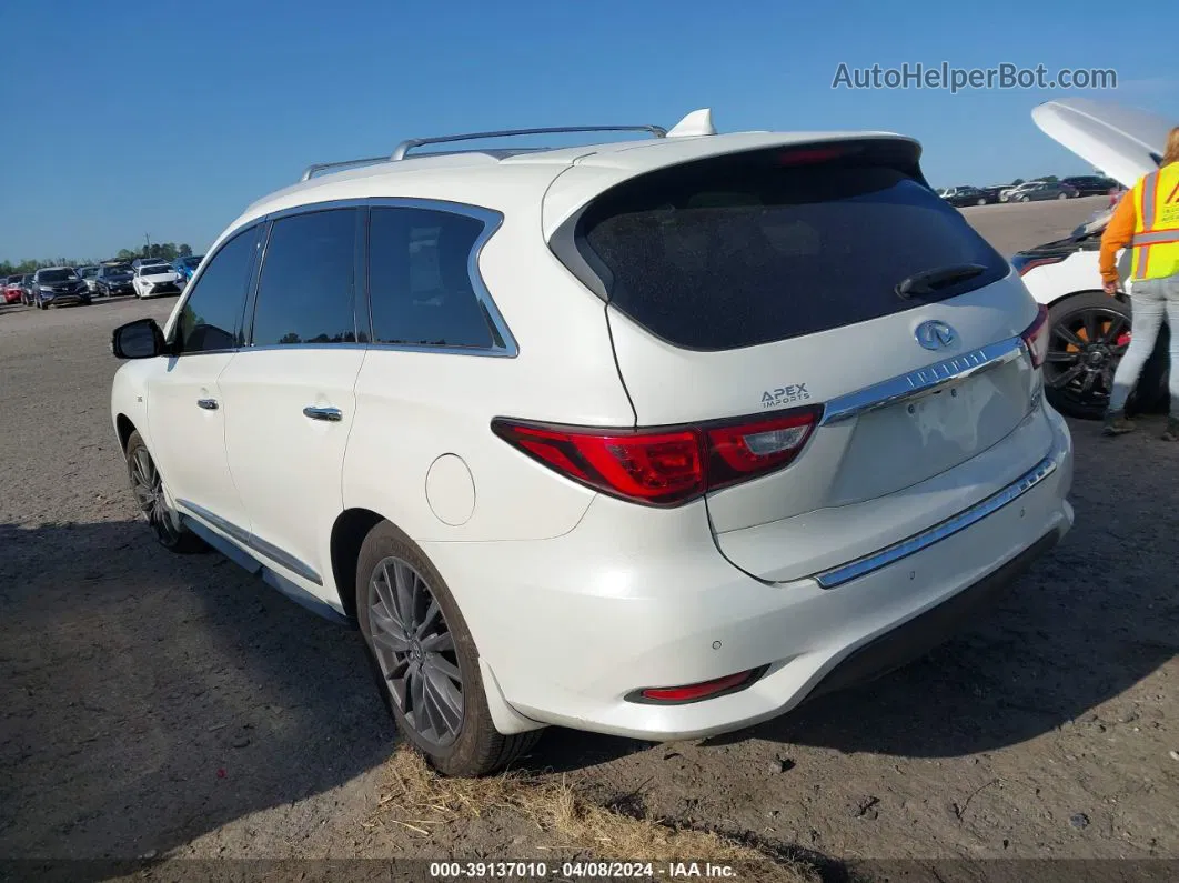 2016 Infiniti Qx60   White vin: 5N1AL0MM6GC516425