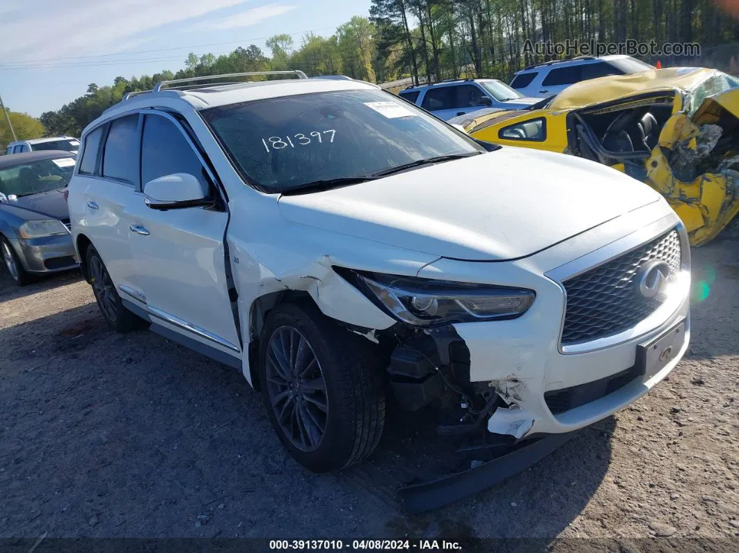 2016 Infiniti Qx60   White vin: 5N1AL0MM6GC516425