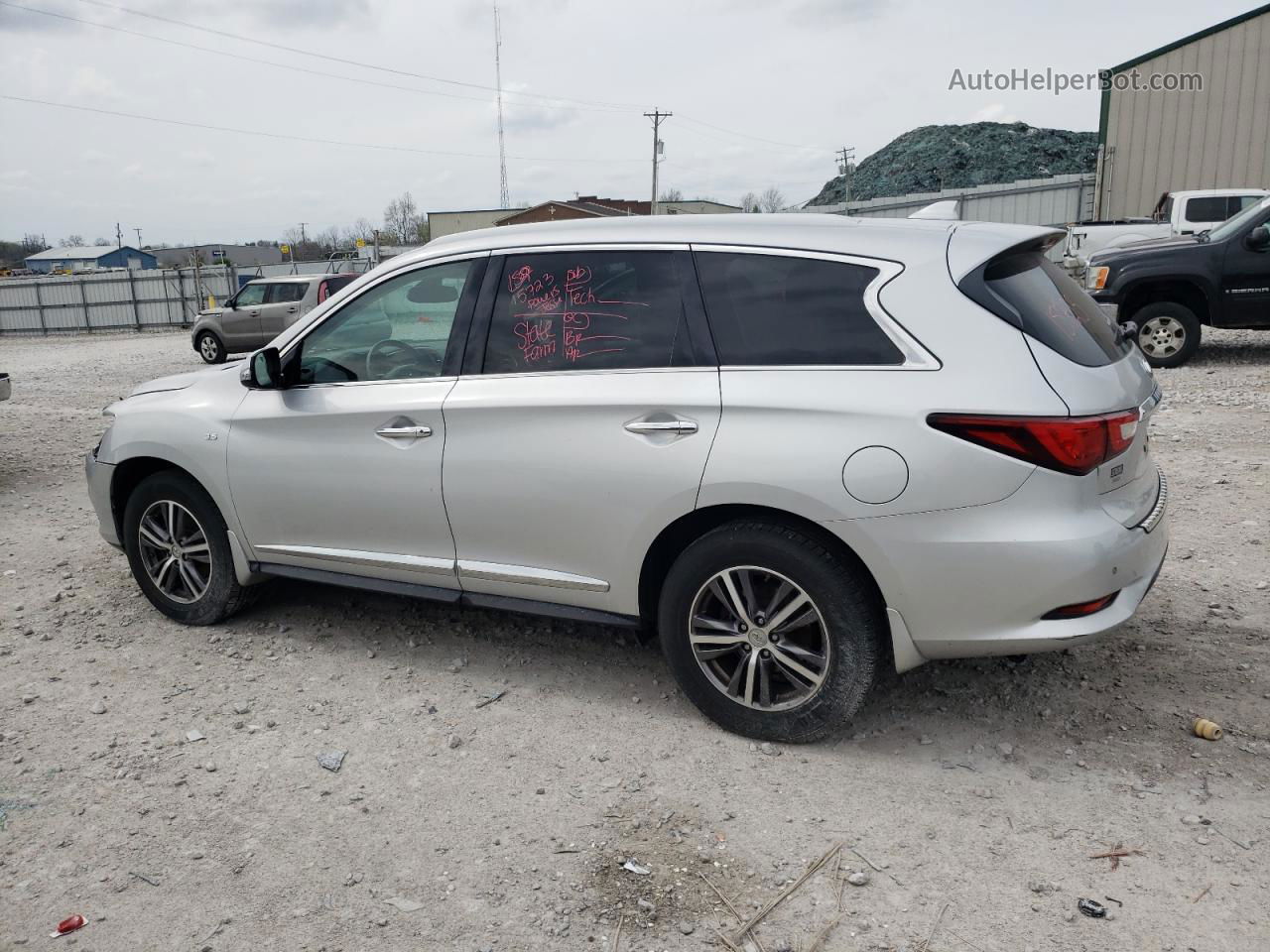 2016 Infiniti Qx60  Silver vin: 5N1AL0MM6GC521124