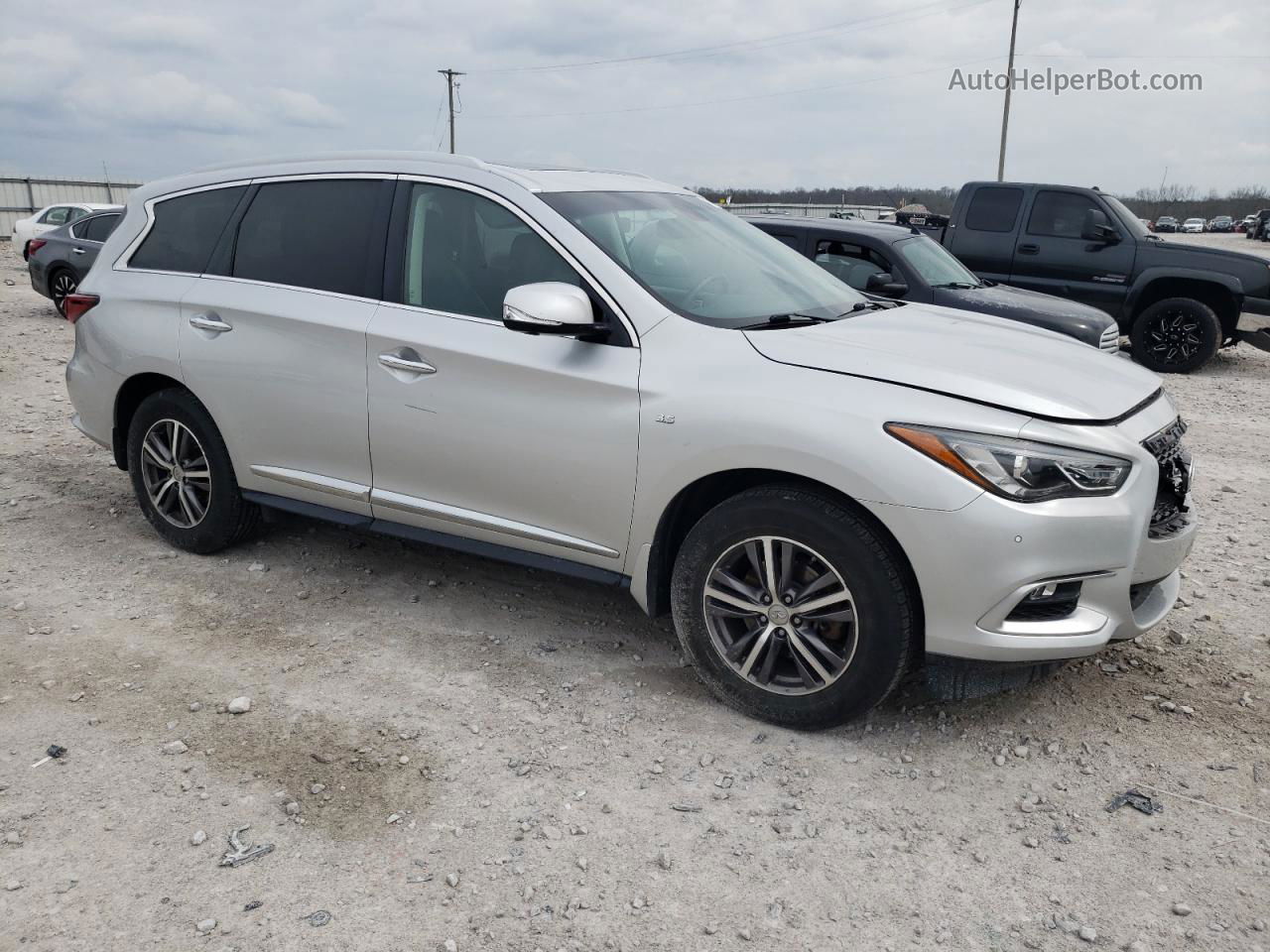 2016 Infiniti Qx60  Silver vin: 5N1AL0MM6GC521124