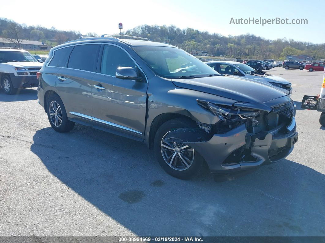 2016 Infiniti Qx60   Gray vin: 5N1AL0MM7GC501979