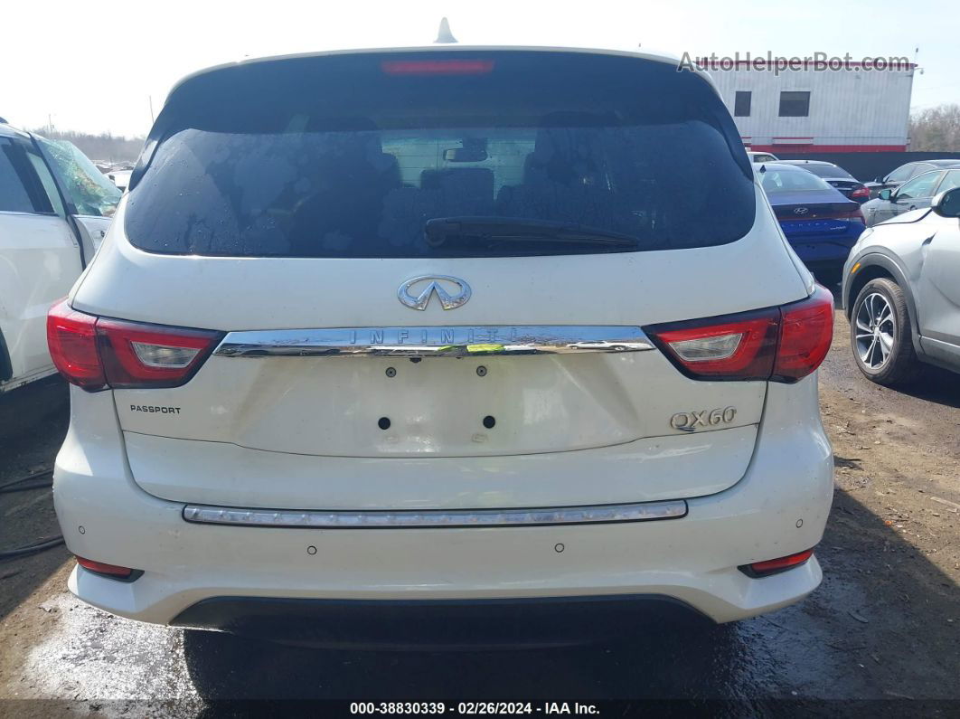 2016 Infiniti Qx60   White vin: 5N1AL0MM7GC506003