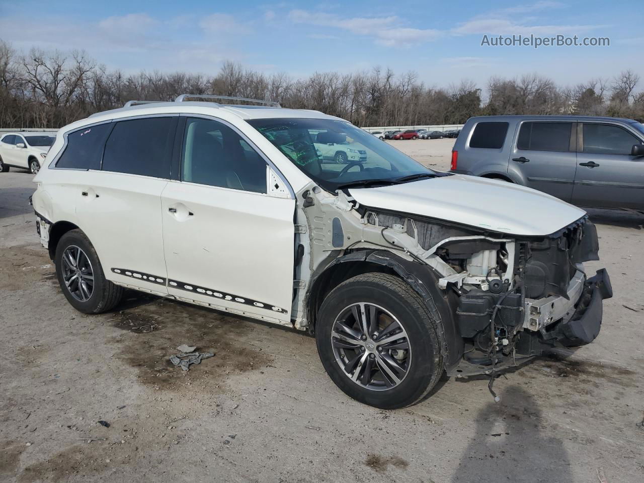 2016 Infiniti Qx60  White vin: 5N1AL0MM7GC506566