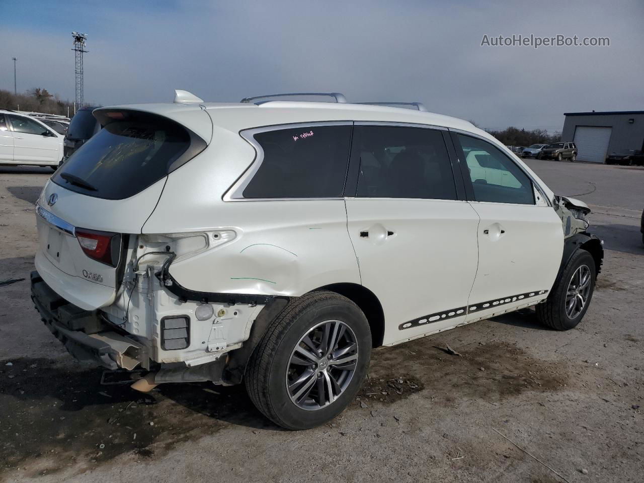 2016 Infiniti Qx60  White vin: 5N1AL0MM7GC506566